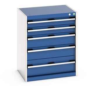 Bott Cubio 5 Drawer Cabinet 650W x 525D x 800mmH 40011046.**